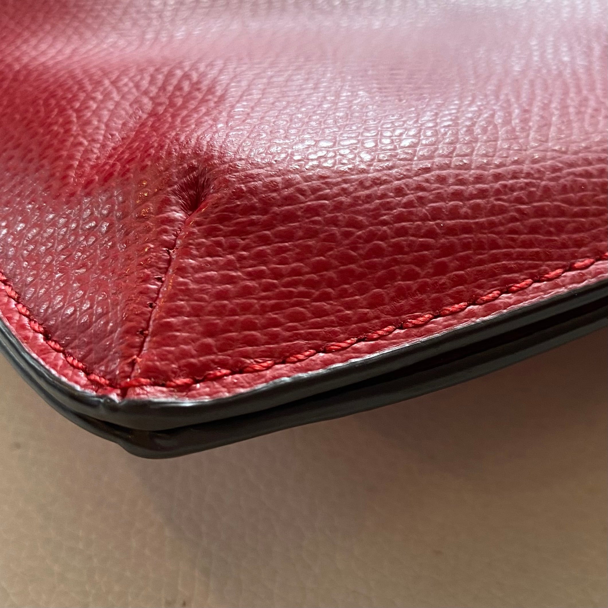 COACH Double Zip Crossbody Red