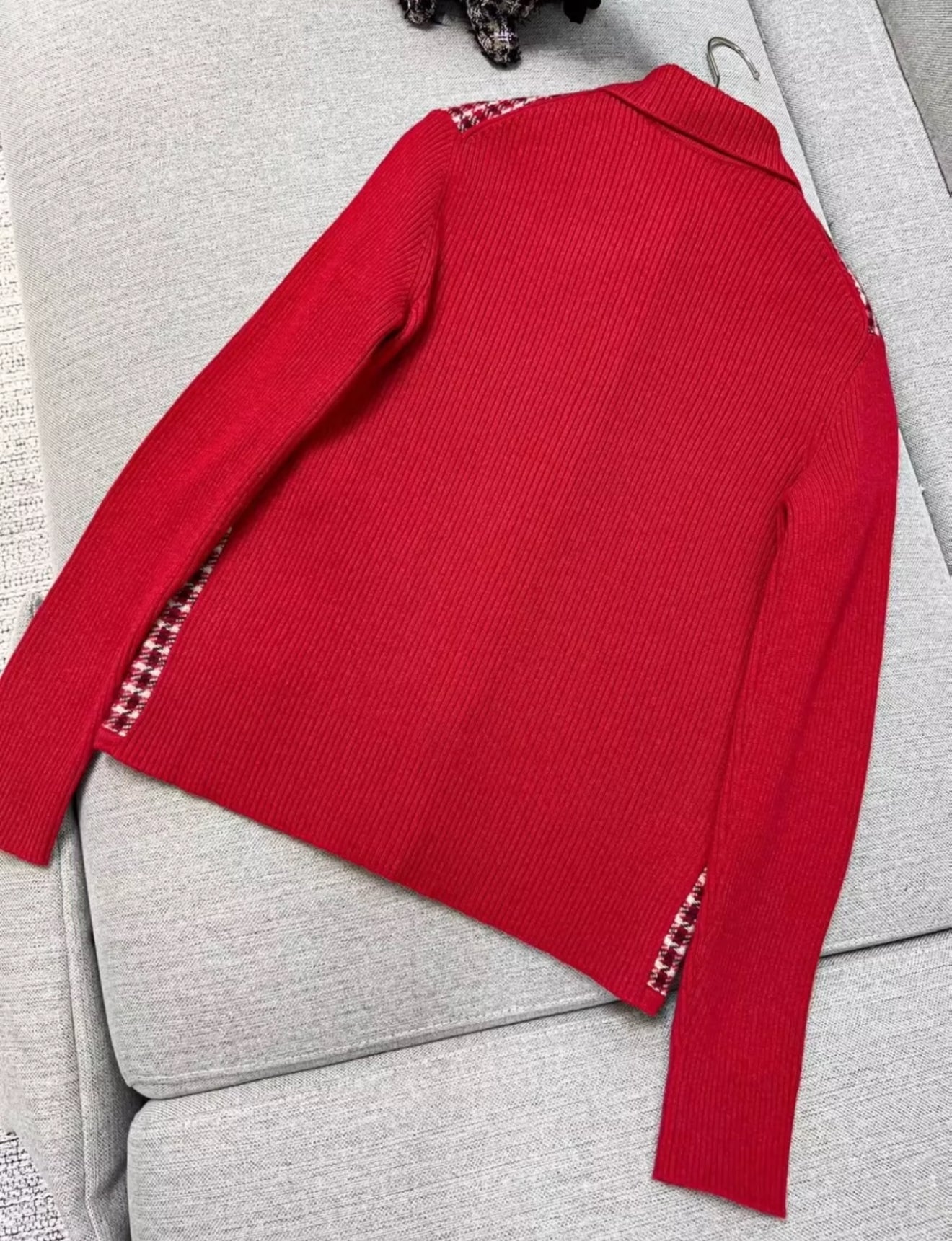 Chanel 24k red cardigan
