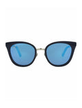 Maui Jim Womens Cat Eye Blue Silver Blue Fashion Designer Eyewear