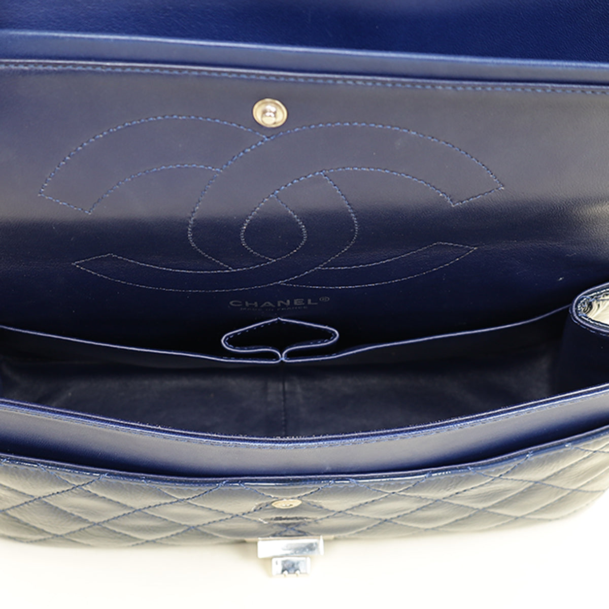 Chanel Blue 2.55 Reissue 227 Flap Bag