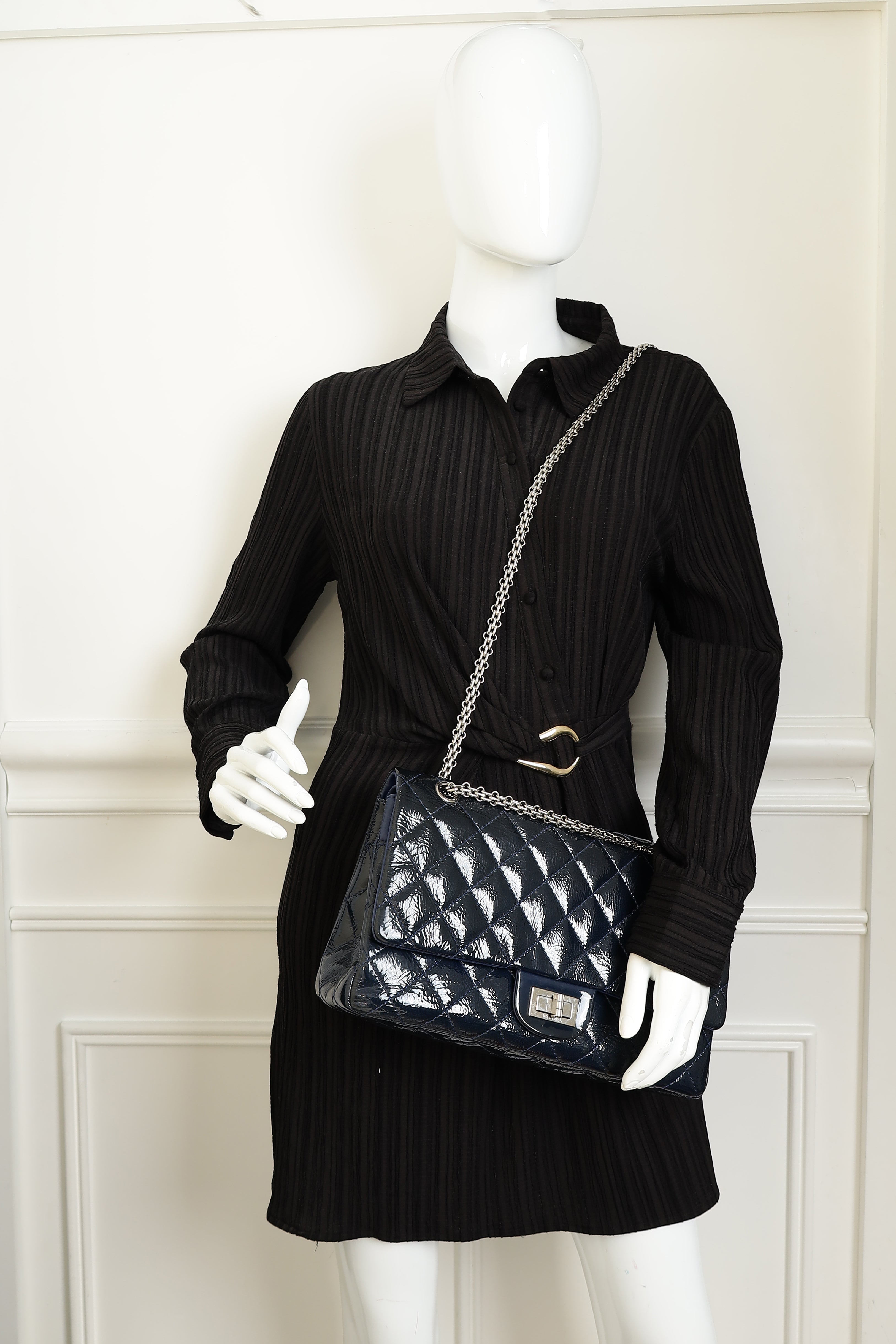Chanel Blue 2.55 Reissue 227 Flap Bag