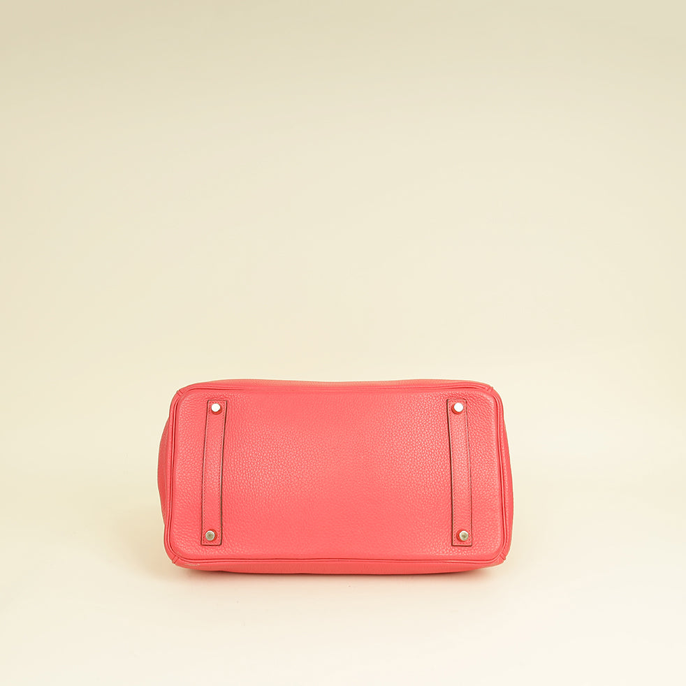 Hermes Rose Jaipur Retourne Birkin 35 Bag