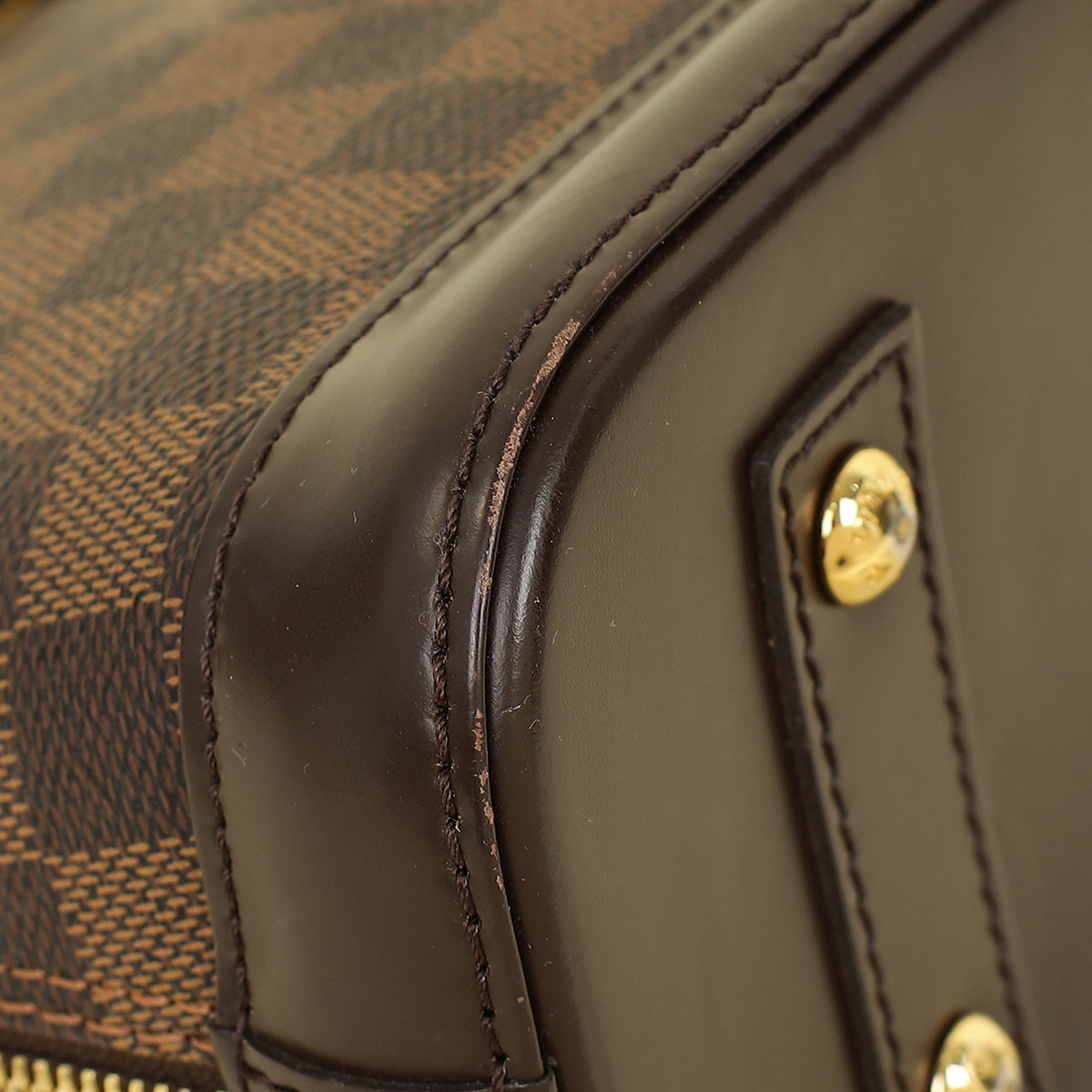 Louis Vuitton Brown Damier Ebene Alma BB Bag