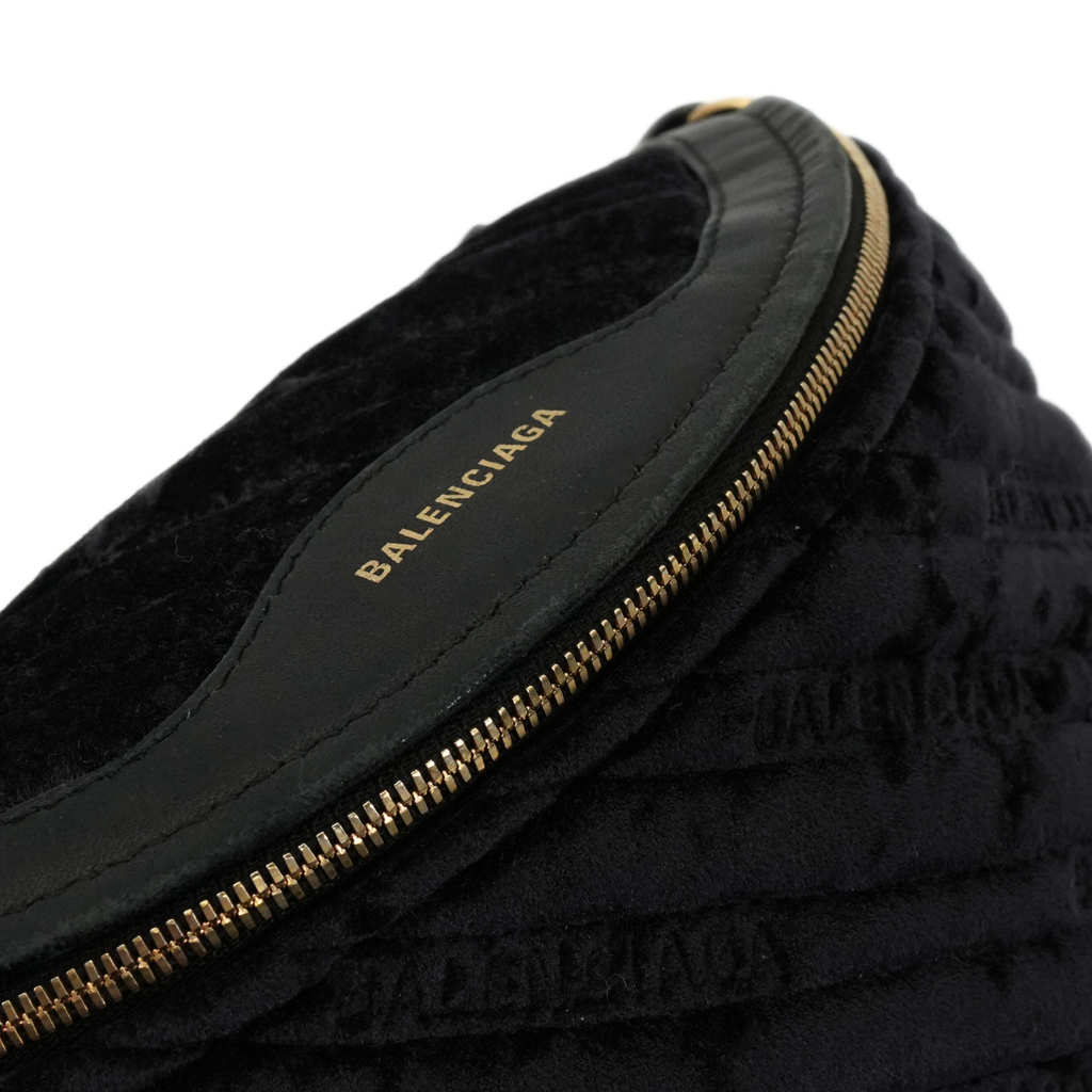 Balenciaga Velvet Waist Bag