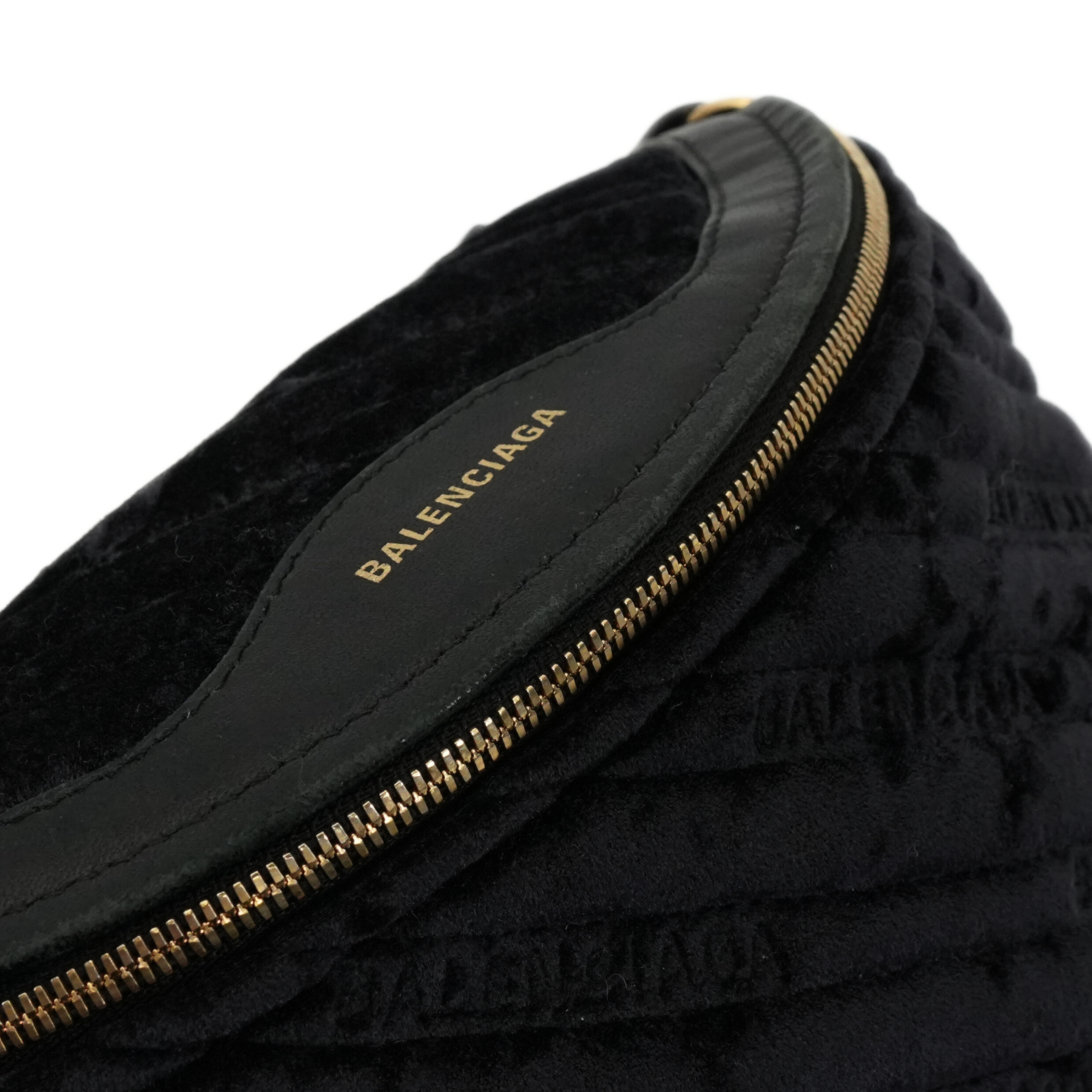 Balenciaga Velvet Waist Bag