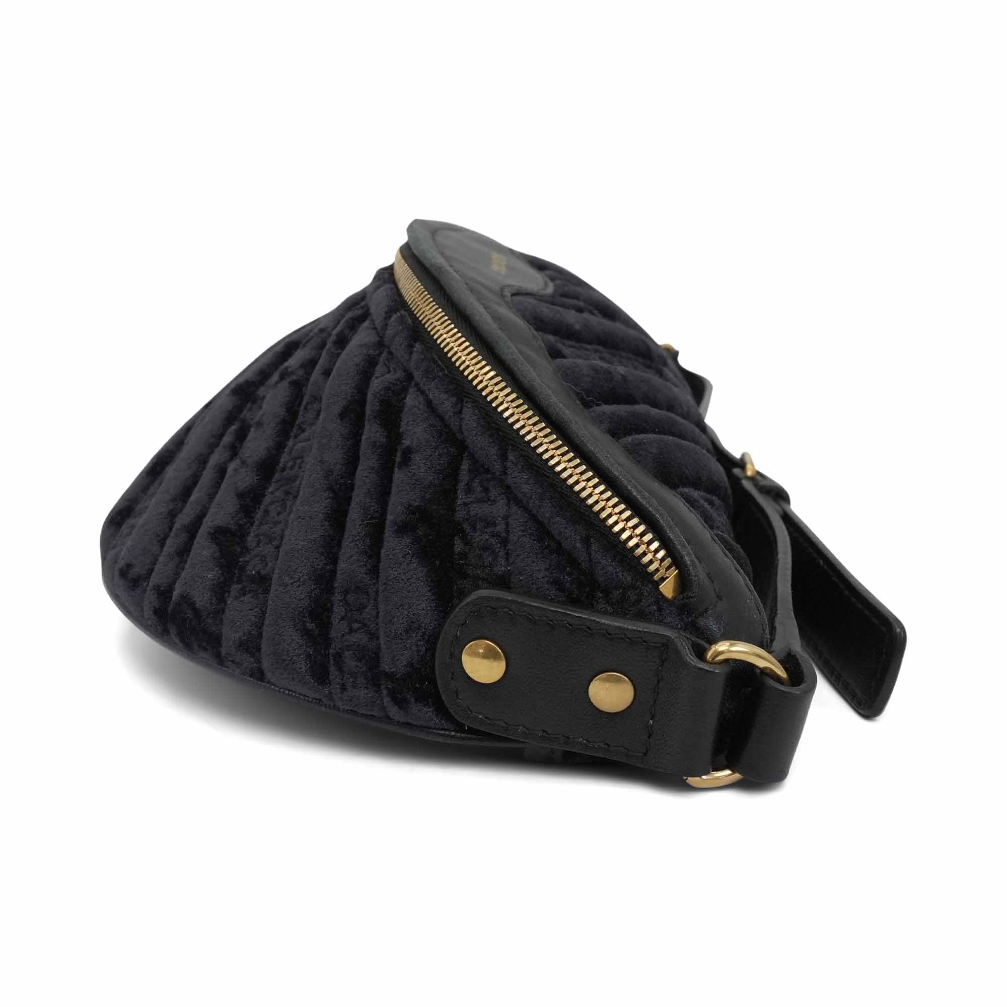 Balenciaga Velvet Waist Bag