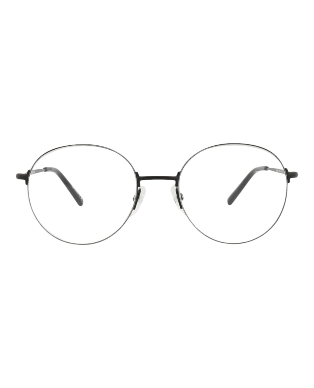 Balenciaga Unisex Round/Oval Black Black Transparent Fashion Designer Eyewear