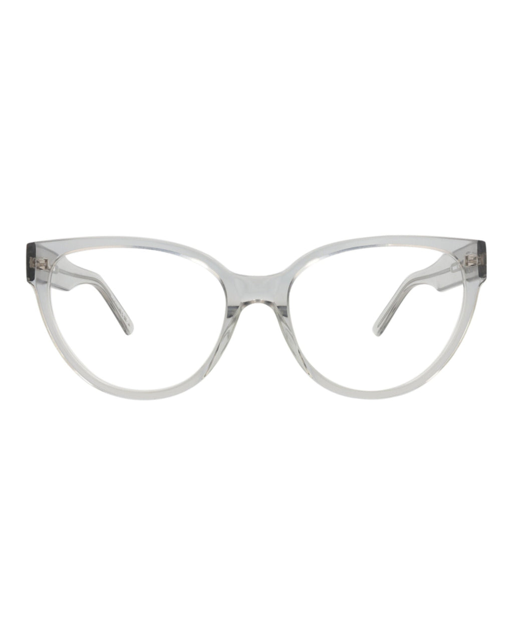 Balenciaga Womens Cat Eye Grey Grey Transparent Fashion Designer Eyewear