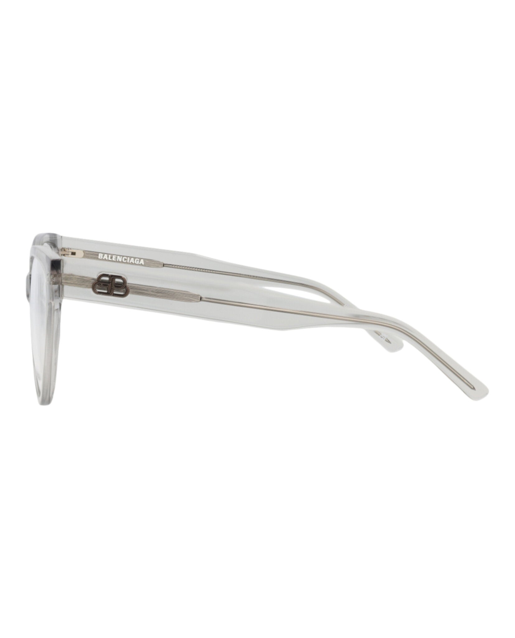 Balenciaga Womens Cat Eye Grey Grey Transparent Fashion Designer Eyewear