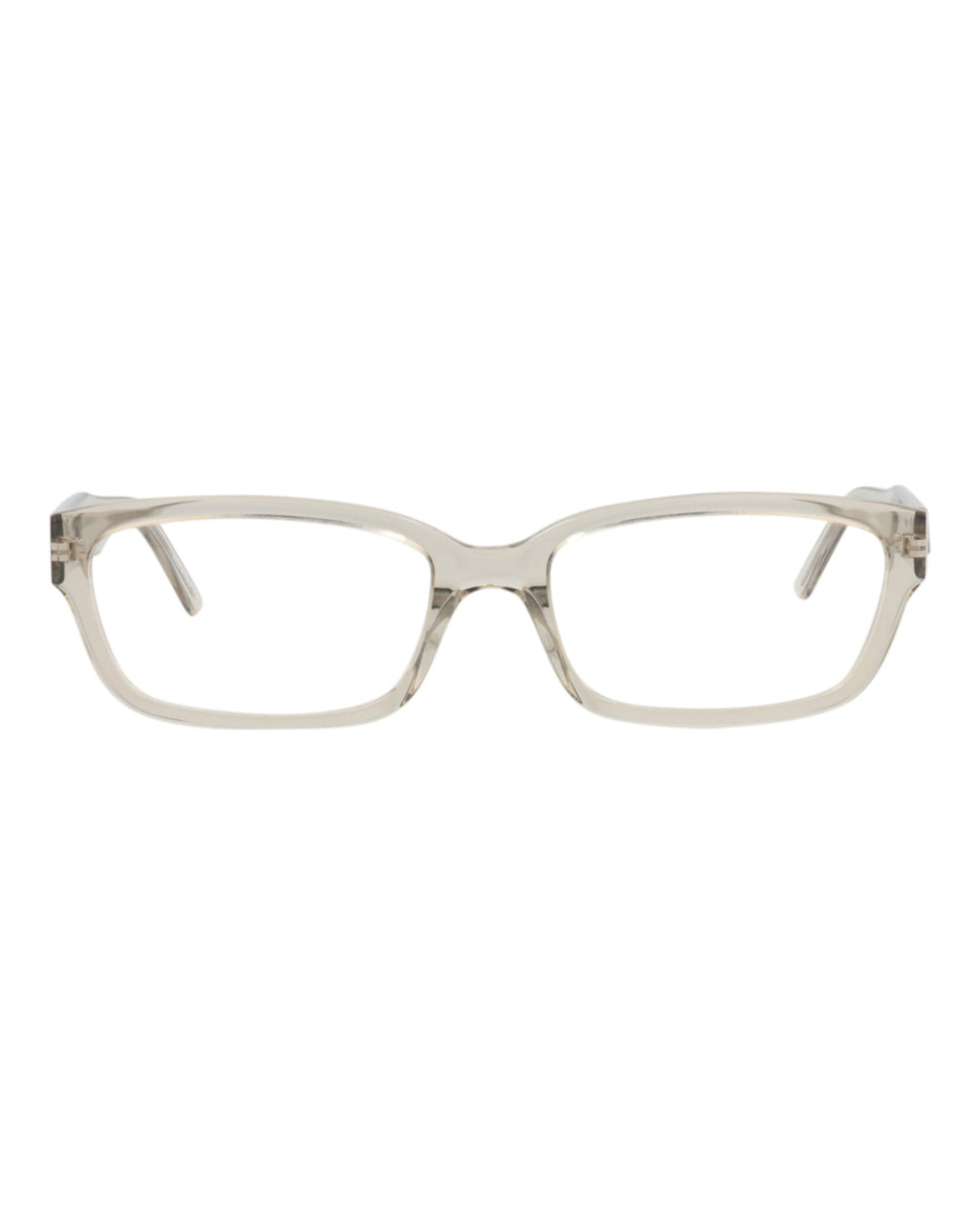 Balenciaga Womens Square/Rectangle Beige Beige Transparent Fashion Designer Eyewear