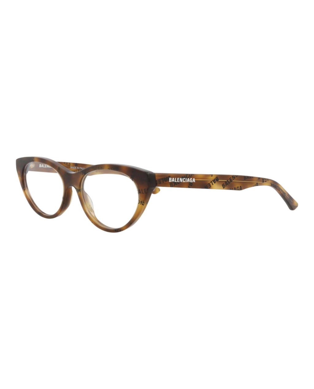 Balenciaga Womens Cat Eye Havana Havana Transparent Fashion Designer Eyewear