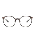 Balenciaga Womens Round/Oval Ruthenium Ruthenium Transparent Fashion Designer Eyewear