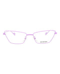 Balenciaga Womens Cat Eye Violet Violet Transparent Fashion Designer Eyewear