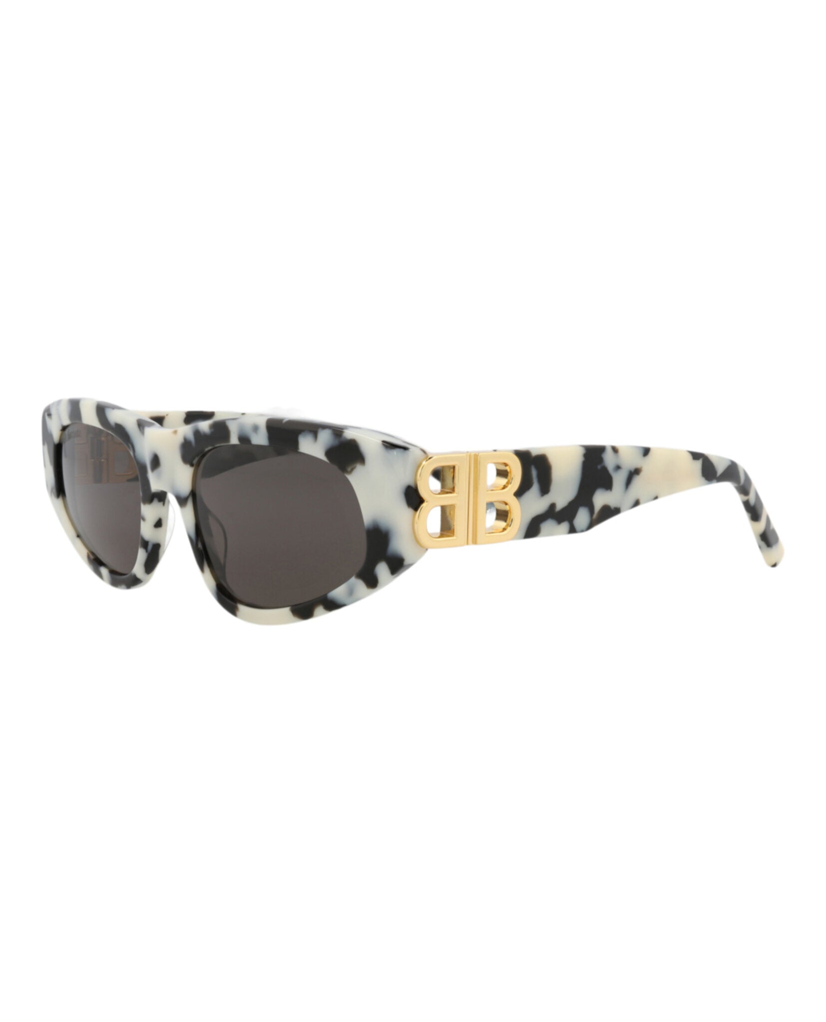 Balenciaga Womens Cat Eye Havana Gold Grey Fashion Designer Eyewear