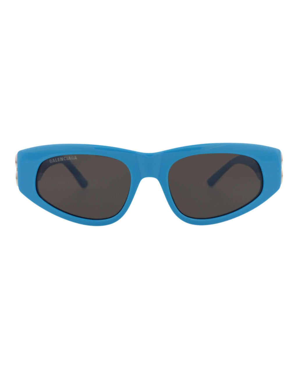 Balenciaga Womens Cat Eye Light Blue Silver Grey Fashion Designer Eyewear