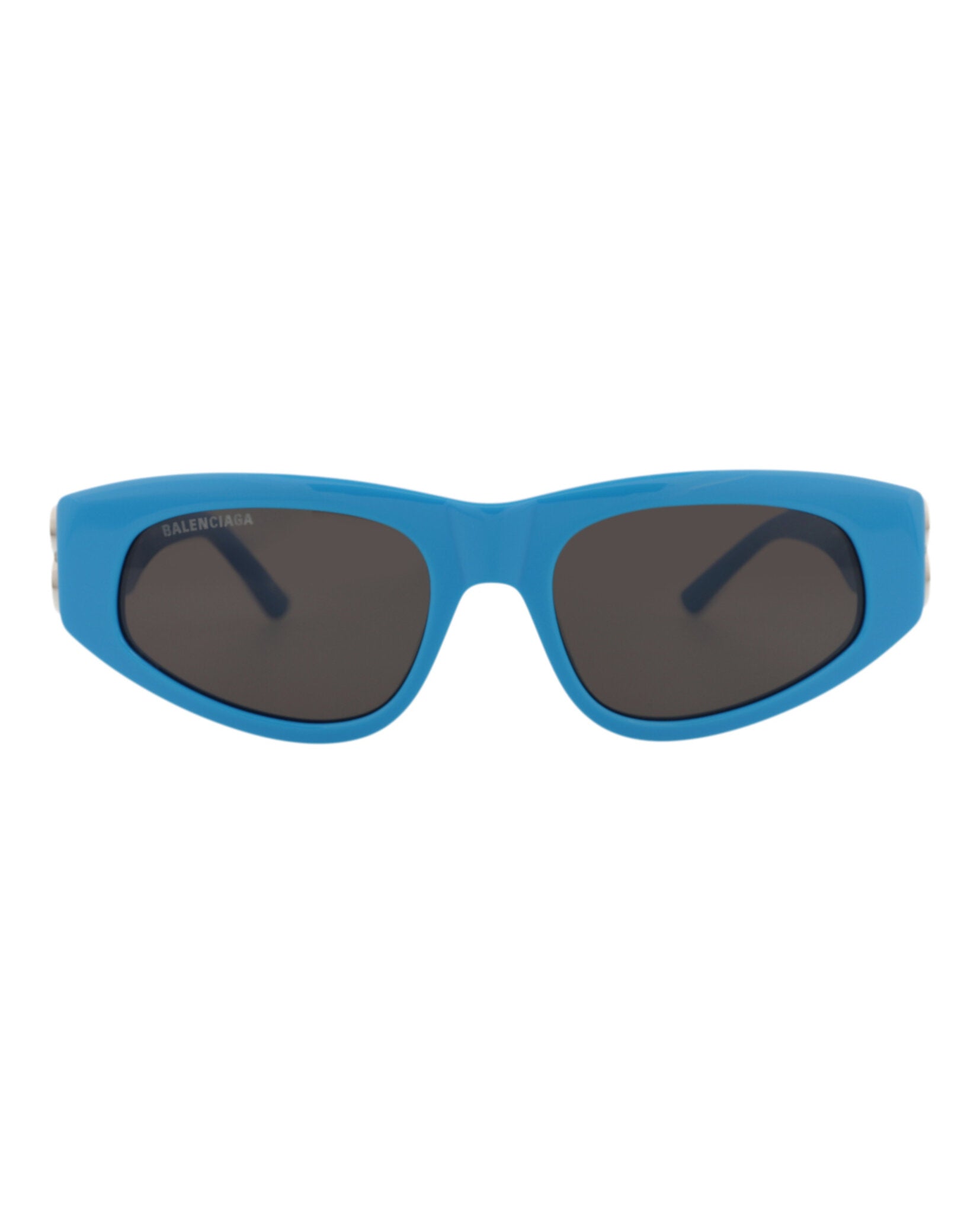 Balenciaga Womens Cat Eye Light Blue Silver Grey Fashion Designer Eyewear