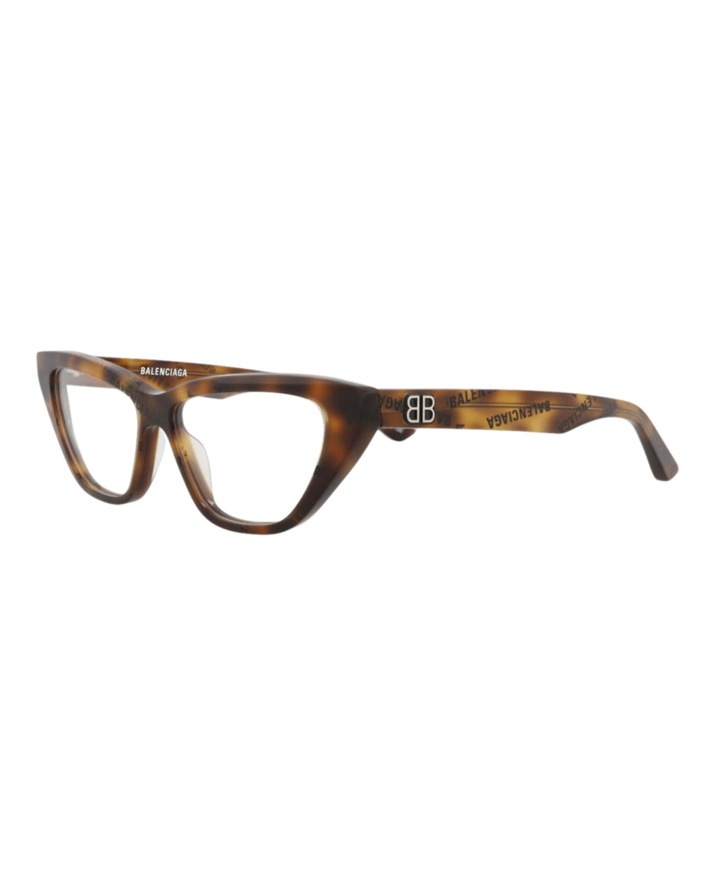 Balenciaga Womens Cat Eye Havana Havana Transparent Fashion Designer Eyewear