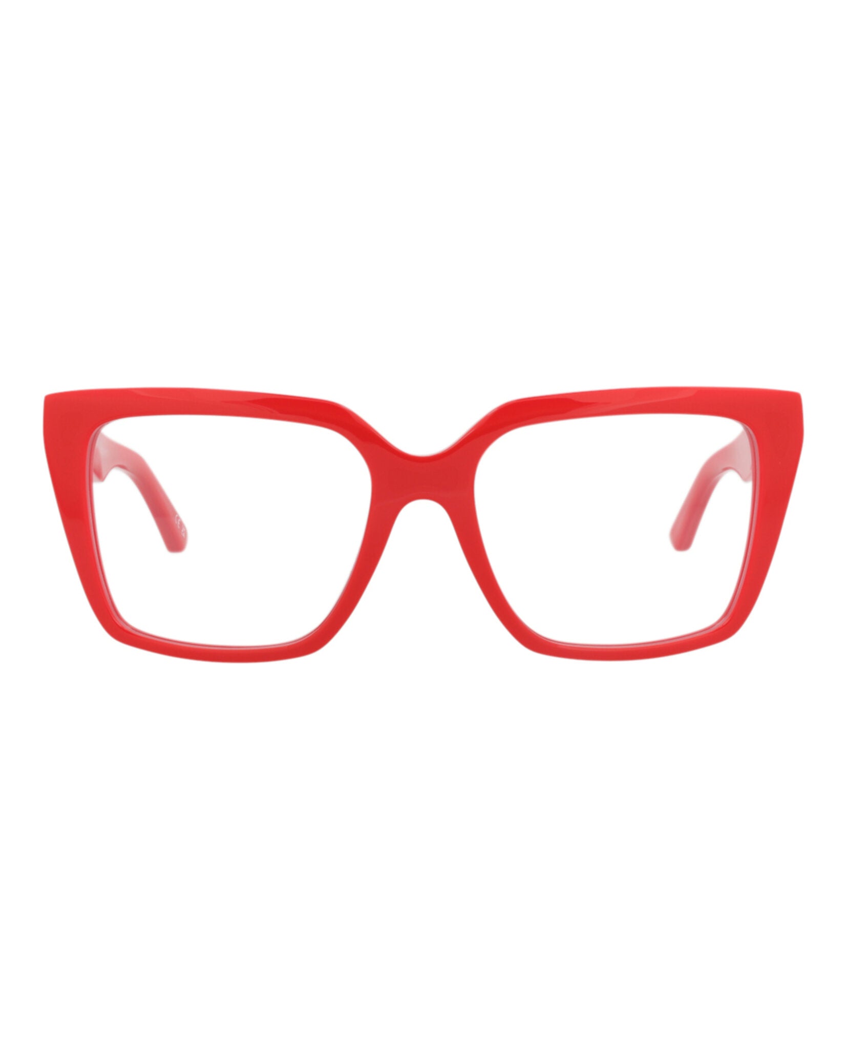 Balenciaga Womens Square/Rectangle Red Red Transparent Fashion Designer Eyewear