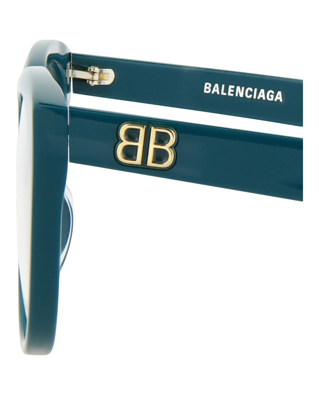Balenciaga Womens Round/Oval Blue Blue Transparent Fashion Designer Eyewear
