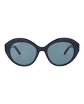 Balenciaga Womens Round/Oval Blue Silver Blue Fashion Designer Eyewear