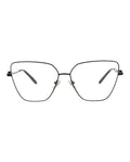 Balenciaga Womens Cat Eye Black Black Transparent Fashion Designer Eyewear