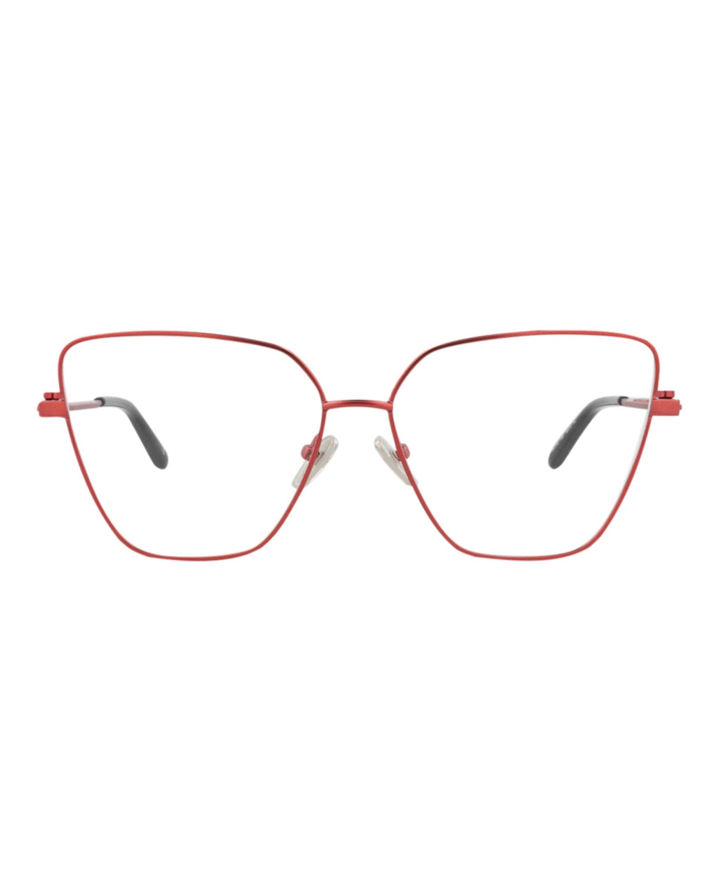 Balenciaga Womens Cat Eye Red Red Transparent Fashion Designer Eyewear