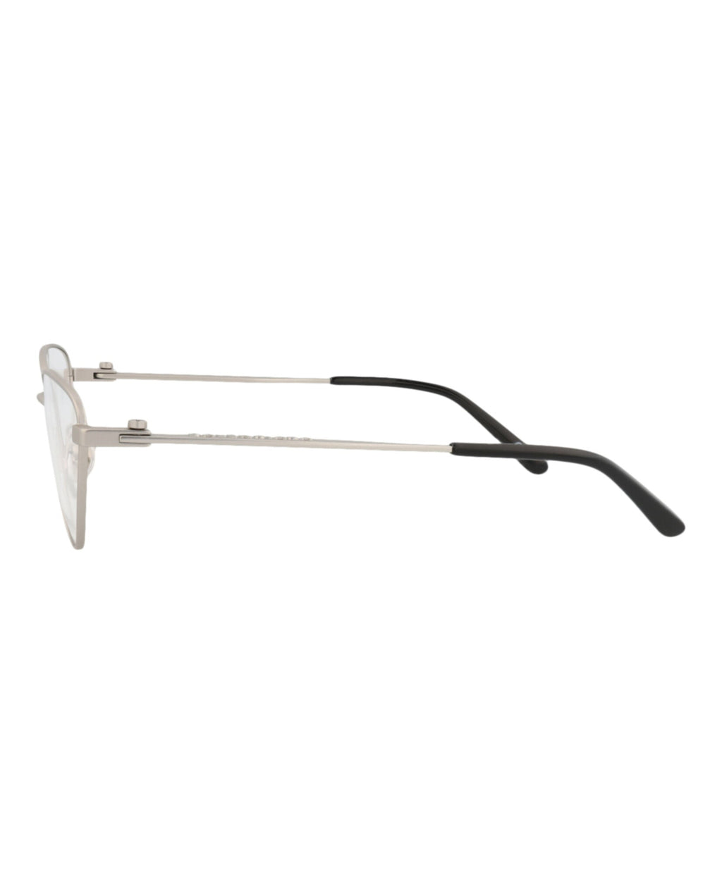 Balenciaga Womens Cat Eye Silver Silver Transparent Fashion Designer Eyewear