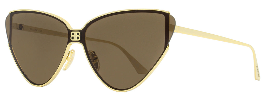 Balenciaga Cateye Sunglasses BB0191S 002 Gold 99mm Gold
