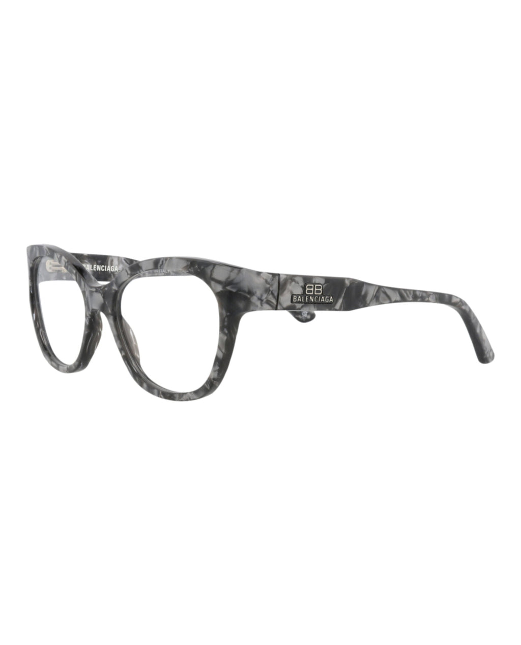Balenciaga Womens Cat Eye Grey Grey Transparent Fashion Designer Eyewear