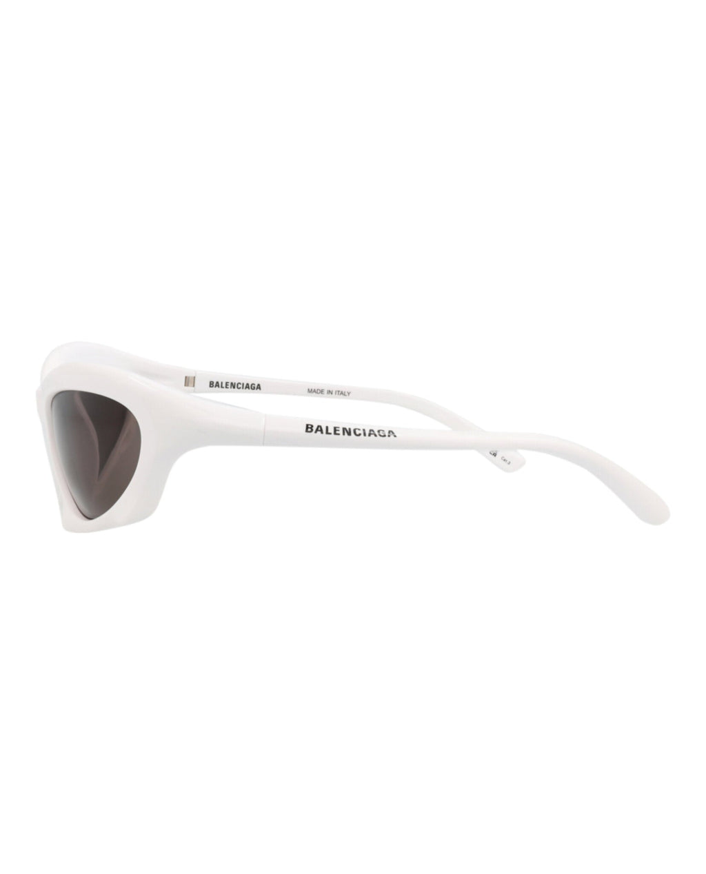 Balenciaga Mens Shield/Wrap White White Grey Fashion Designer Eyewear
