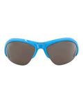 Balenciaga Unisex Shield/Wrap Light Blue Silver Grey Fashion Designer Eyewear Light Blue Silver Grey