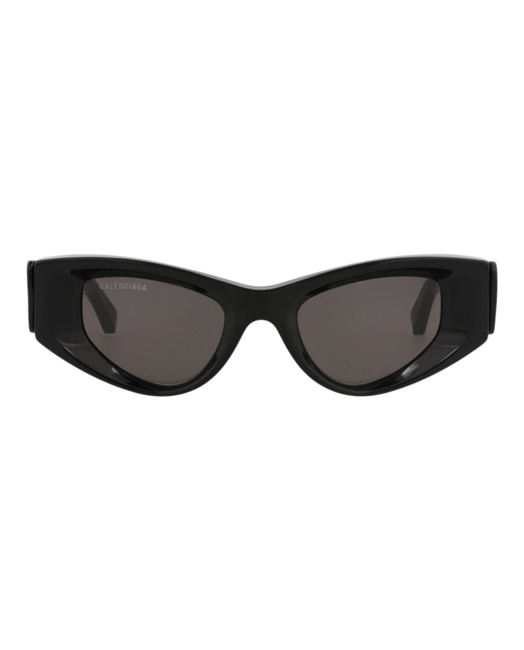 Balenciaga Womens Cat Eye Black Black Grey Fashion Designer Eyewear