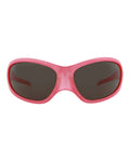 Balenciaga Unisex Shield/Wrap Pink Pink Grey Fashion Designer Eyewear Pink Pink Grey
