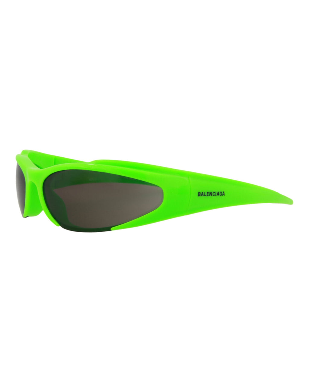 Balenciaga Unisex Shield/Wrap Green Green Grey Fashion Designer Eyewear