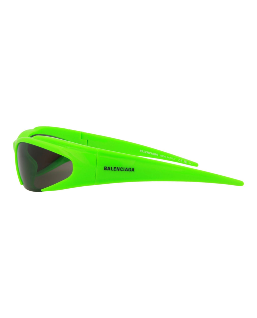 Balenciaga Unisex Shield/Wrap Green Green Grey Fashion Designer Eyewear