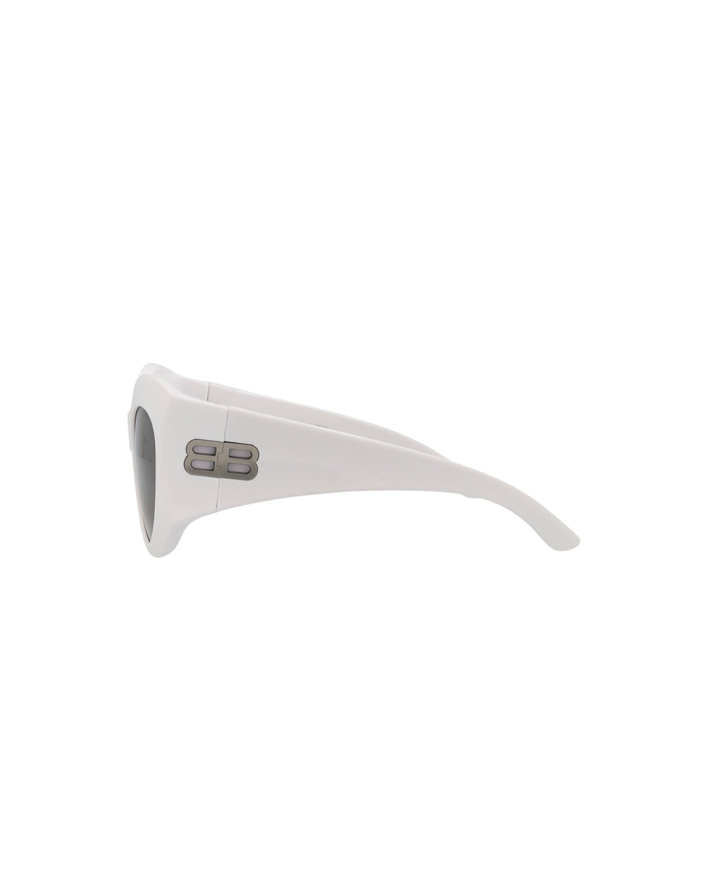 Balenciaga Womens Cat Eye White White Grey Fashion Designer Eyewear