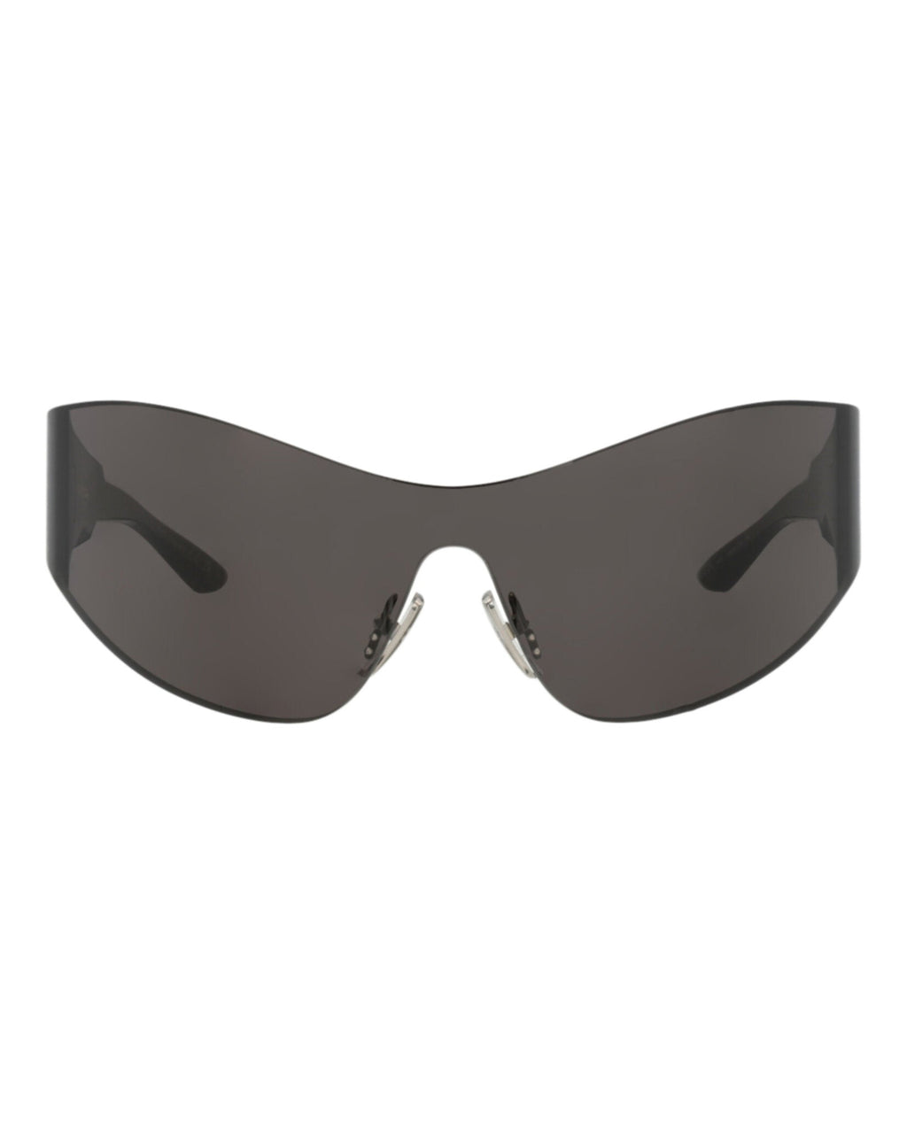 Balenciaga Womens Shield/Wrap Grey Grey Grey Fashion Designer Eyewear