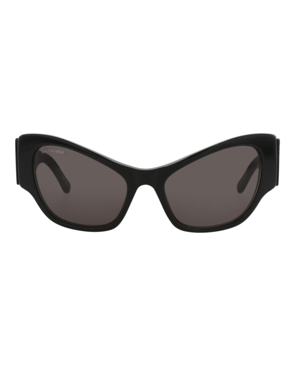 Balenciaga Womens Cat Eye Black Black Grey Fashion Designer Eyewear