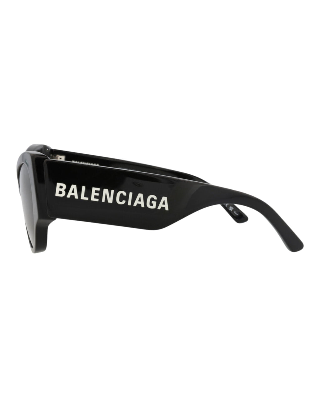 Balenciaga Womens Cat Eye Black Black Grey Fashion Designer Eyewear