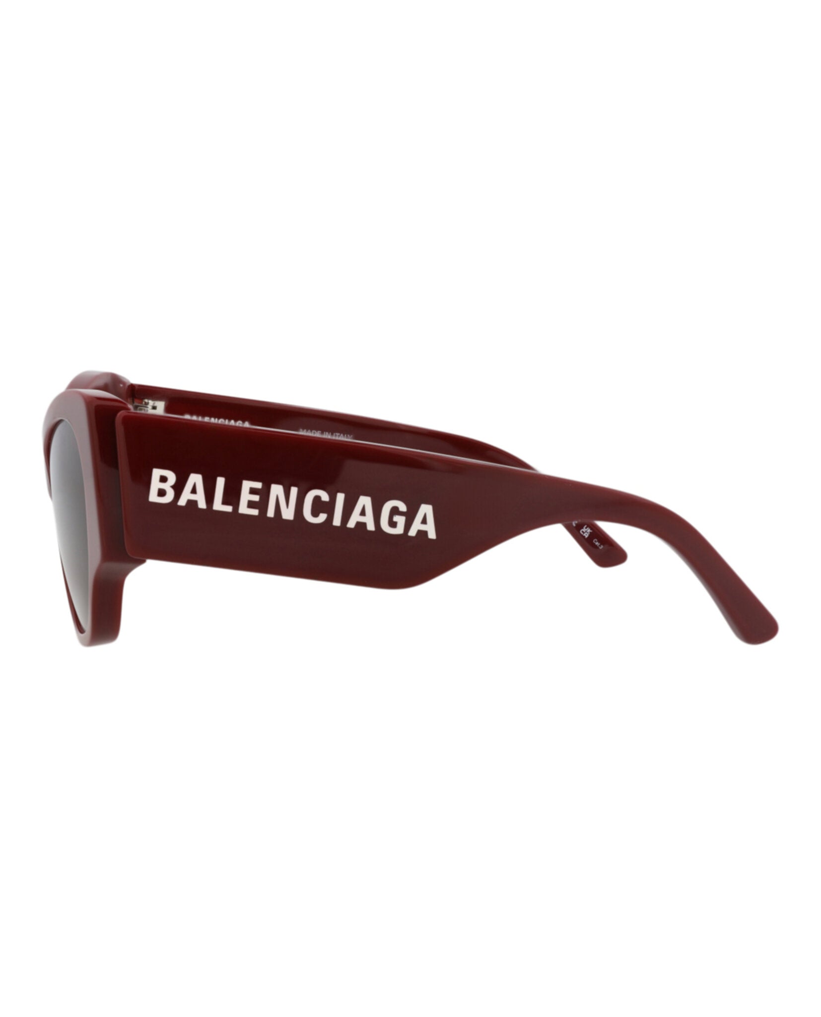 Balenciaga Womens Cat Eye Burgundy Burgundy Red Fashion Designer Eyewear