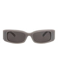 Balenciaga Womens Square/Rectangle Grey Grey Grey Fashion Designer Eyewear