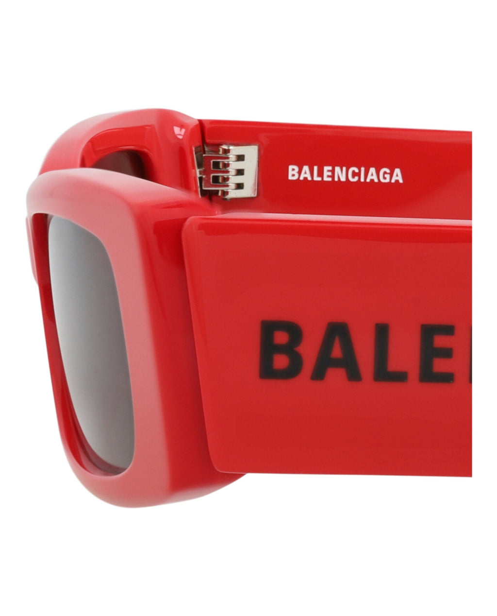 Balenciaga Womens Square/Rectangle Red Red Grey Fashion Designer Eyewear