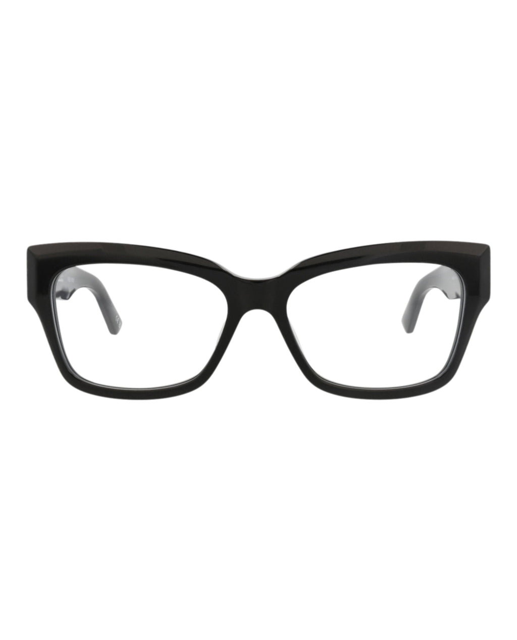 Balenciaga Womens Square/Rectangle Black Black Transparent Fashion Designer Eyewear