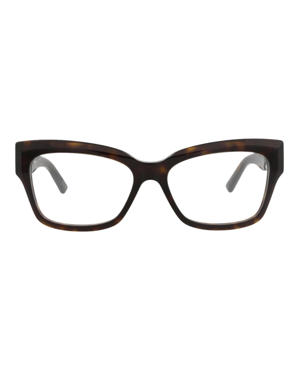 Balenciaga Womens Square/Rectangle Havana Havana Transparent Fashion Designer Eyewear