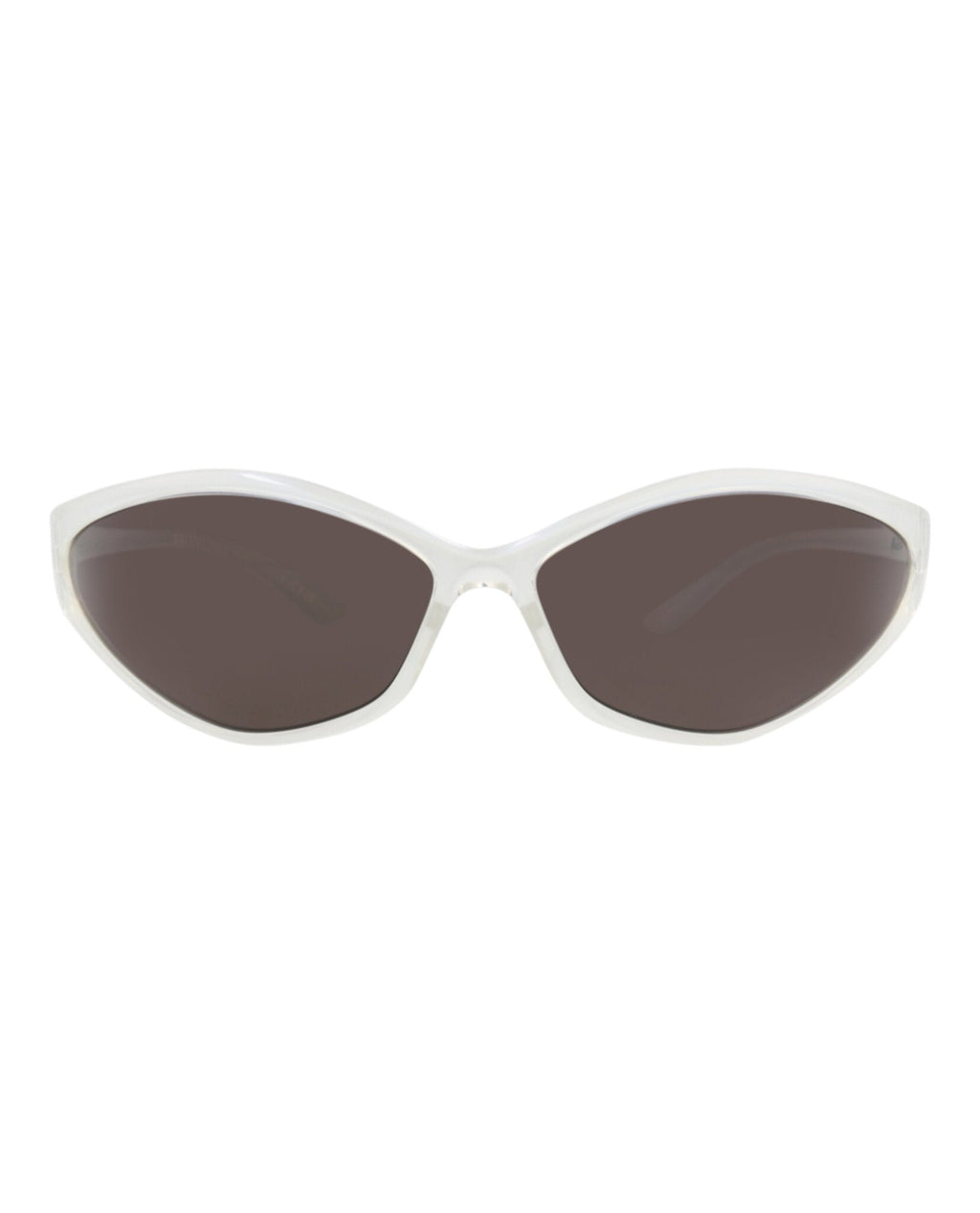 Balenciaga Unisex Shield/Wrap Crystal Crystal Grey Fashion Designer Eyewear