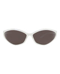 Balenciaga Unisex Shield/Wrap Crystal Crystal Grey Fashion Designer Eyewear