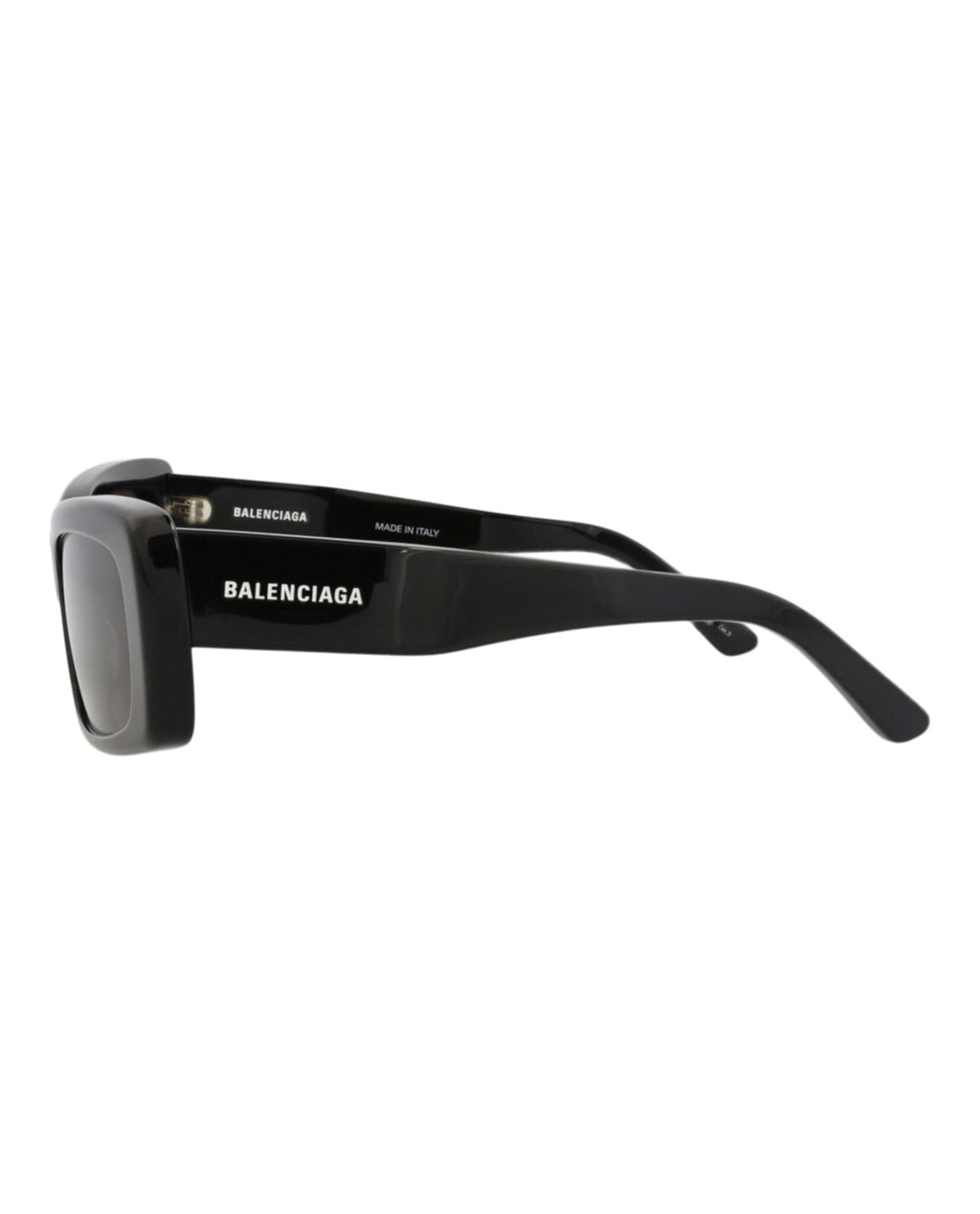 Balenciaga Unisex Square/Rectangle Black Black Grey Fashion Designer Eyewear