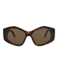 Balenciaga Womens Cat Eye Havana Havana Brown Fashion Designer Eyewear