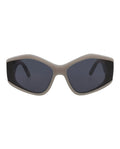 Balenciaga Womens Cat Eye Grey Grey Blue Fashion Designer Eyewear