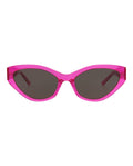 Balenciaga Womens Cat Eye Fuchsia Fuchsia Grey Fashion Designer Eyewear